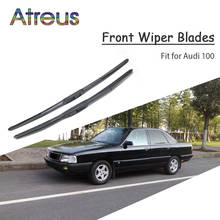 Atreus 2pcs High Quality Long Life Rubber Front Wiper Blades For Audi 100 1991 1992 1993 1994 Original Cleaning Tools 2024 - buy cheap