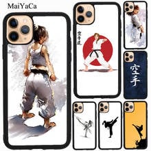 Karate Girl Japan Martial For iPhone 13 Pro Max 12 mini XS X XR SE 2020 7 8 Plus Case For iPhone 11 Pro Max Cover 2024 - buy cheap