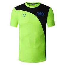 jeansian Sport Tee Shirt Tshirt T-shirt Running Gym Fitness Workout Football Short Sleeve Dry Fit LSL145 GreenYellow 2024 - buy cheap