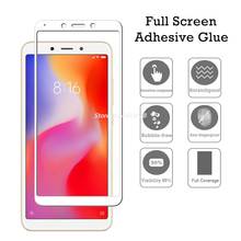 9H 2.5D Full Glue Cover for Xiaomi Redmi 6 6A Pro A2 Tempered Glass Screen Protector for Redmi Note 6 Pro Protective Film Glass 2024 - buy cheap