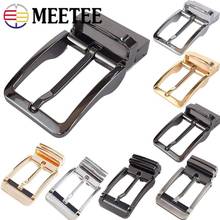 Meetee Fashion Men Belt Buckles Zinc Alloy Metal Pin Buckle for 33-34mm Belts Head DIY Leather Craft Hardware Jeans Accessories 2024 - buy cheap