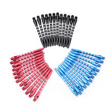 12Pcs/lot Aluminum Alloy Darts Shafts 53mm Aluminum Stem Shafts 3 Colors Black+Blue+Red 2BA Thread Dart Replacement 2024 - buy cheap