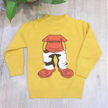 Ienens suéter de inverno para meninas com desenhos animados, roupa de bebê, menino e crianças, quente, 3 4 5 6 anos 2024 - compre barato