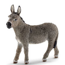 Donkey wild life, modelo de pvc, figura de desenho animado, boneco infantil pré-escolar, decoração de brinquedo, presente dh, 3.7 polegadas 2024 - compre barato