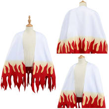 Demon Slayer: Kimetsu no Yaiba Rengoku Kyoujurou Cosplay Costume Kids Cloak Coat Halloween Carnival Suit 2024 - buy cheap