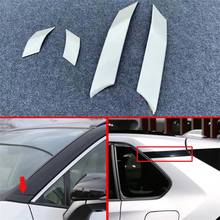 Accesorios de estilo de coche para TOYOTA Rav4 Hybrid XA50 2019 2020, soporte de espejo de superficie de espejo retrovisor A y C, cubierta de Pilar embellecedor 2024 - compra barato