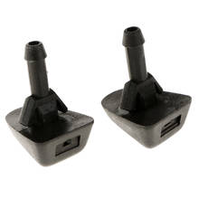 2x Black Windshield Wiper Water Spray Jet Washer Nozzles for Volvo C30 C70 2024 - buy cheap