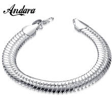 New Men'S 925 Silver Bracelet Men'S Snake Bone Bracelet Hip Hop Men'S Jewelry Gift 2024 - buy cheap