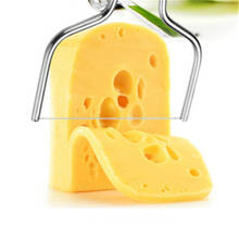 Novo aço inoxidável queijo fio máquina de corte queijo cortador de manteiga queijo bolo faca para cozinhar cozinha queijo ferramentas 2024 - compre barato