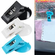 2Pcs Car Windshield Parking Card Ticket Holder Organizer Clip with Suction Sucker #276466 2024 - buy cheap