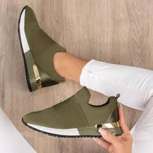 2021 Fashion Women Sneakers Outdoor Lightweight Comfortable Female Casual Shoes Solid Color Slip On Lady Vulcanized Shoes 2024 - buy cheap