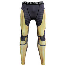 Pantalones de compresión con estampado 3D para hombre, mallas ajustadas de secado rápido con patrón gótico, para Cosplay, S-2XL 2024 - compra barato