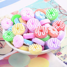 Newest Kawaii Food Donut Resin Cabochons Ornament Accessories Girls Hair Bow Center DIY Embellishments Scrapbooking Button Patch 2024 - buy cheap