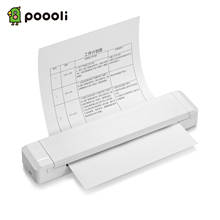 A4 Paper Printer Direct Thermal Transfer Printer Mobile Printer Portable Photo Printer BT Wireless Connection 300dpi 1pc Ribbon 2024 - buy cheap