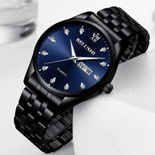 BELUSHI Top Brand Luxury Fashion Military Mens Quartz Watch Waterproof Analog Luminous Wrist watches Full Steel Belt Male Clocks 2024 - buy cheap