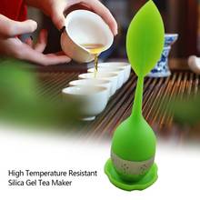 1pc Silicone Tea Infuser Filter Stainless Steel Tea Ball Leaf Tea Strainer 2024 - buy cheap