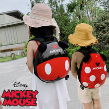 Disney-mochila impermeable de Mickey Mouse para niños, morral escolar de dibujos animados de felpa, Minnie 2024 - compra barato