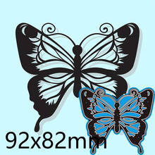 Troqueles de corte de Metal mariposa nueva plantilla de decoración de álbum de recortes en relieve DIY Tarjeta de papel artesanal 92*82mm 2024 - compra barato