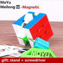 Магнитный магический куб Moyu Meilong 3 м, кубик-головоломка, Обучающие кубики, 3 м 2024 - купить недорого