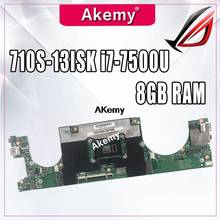 Laptop motherboard For Lenovo Ideapad AIR13 710S-13ISK original mainboard 8GB-RAM I7-7500U 2024 - buy cheap