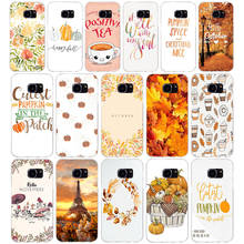 62AA Pumpkin happy gift Soft Silicone Tpu Cover phone Case for Samsung Galaxy S6 S7 edge Case 2024 - buy cheap