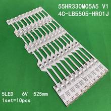 10pcs/set 5LED LED Backlight strip For Thomson LVU550NDEL CD9W18 4C-LB5504-HR3 HR4 4C-LB5505-HR01J 2024 - buy cheap