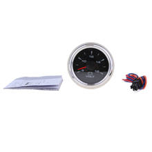 52mm 2" Car Boat Marine Voltmeter Gauge Meter Black Face & Chrome Ring 2024 - buy cheap