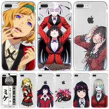 Funda de silicona blanda para teléfono móvil, carcasa de Anime japonés Kakegurui Jabami Yumeko para iPhone XS 6 7 8 Plus SE 11 12 13 Mini Pro Max 2024 - compra barato