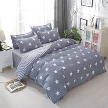 Conjunto de roupa de cama estampado com desenho estrela, conjunto de roupa de cama inclui fronha, capa de edredom, fronha, king size 2024 - compre barato