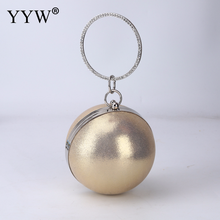 YYW-Bolso de mano con diseño de Mini bola para mujer, bandoleras femeninas de estilo circular, a la moda, cruzado, para fiesta de noche 2024 - compra barato