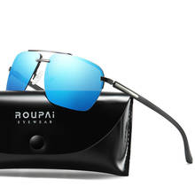 Fashion New Sunglasses Men Polarized Driver Driving Sun Glasses Black Fishing Anti Uv Square Alloy Big Box Male Glasses Mirrors 2024 - buy cheap