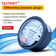 Indicador de presión diferencial 1/8 "NPT, barómetro medidor de presión de aire, presión positiva, presión negativa (vacío), rango de medición 2024 - compra barato