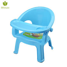Hot Sale Children's Dining Chair With Plate Baby Eating Table Baby Chair Dining Table Back Call Called Chair Baby Plastic Stool 2024 - buy cheap
