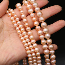100% Natural Freshwater Pearl High Quality AA Round Beaded for Jewelry Making Irregular Beads DIY Bracelet Necklace Accessories 2024 - buy cheap