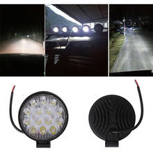 Car Truck 42W 6500K 12V 24V Round LED Work Spot Light Flood Driving Lamp 2024 - buy cheap