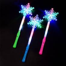 Мигающие огни светящиеся палочки для вечерние Рождество звезда снежинка мигающие палочки 2024 - купить недорого