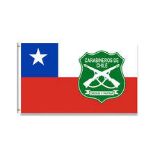 Bandeira chilena carbonineros de chilo, bandeira personalizada 150x90cm 3x5ft 100d de poliéster 2024 - compre barato