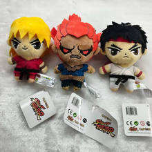 Juego de Anime japonés de personajes de dibujos animados GOUKI Ken Ryu, muñeco de peluche, llavero colgante, regalo de colección limitada 2024 - compra barato