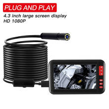 4.3 Inch LCD Monitor  5MP 8MM 1080P Wireless Portable  Endoscope Camera CMOS Borescope Handheld Endoscope 2024 - buy cheap