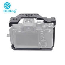 BGNing Aluminum Alloy Camera Cage for Sony A7I4/ A7R4 /A7R IV SLR w 1/4 3/8 Hole for Top Handle Grip Microphone Flash Light 2024 - buy cheap