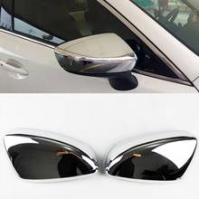 2pcs ABS Chrome Side Mirrors Rearview Cover Trim For Mazda 3 AXELA M3 2014 2015 2024 - buy cheap