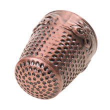 Agulha protetora de dedos para costura, escudo de metal de cobre vermelho 2024 - compre barato