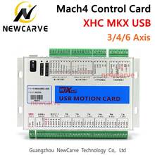 XHC Mach4 Newest Breakout Board 3 4 6 Axis USB Motion Control Card MKV-M4 2000KHz For CNC Router/ Cutting Machine NEWCARVE 2024 - buy cheap