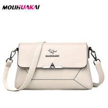 MOLIHUAKAI 2019 Luxury White Handbags Female Famous Brands Women Messenger Bags Designer Crossbody Shoulder Bags For Women 2024 - buy cheap