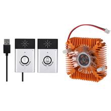 Computador portátil cpu vga placa de vídeo 55mm cooler ventilador refrigeração dissipador calor com interfone sem fio campainha 2024 - compre barato