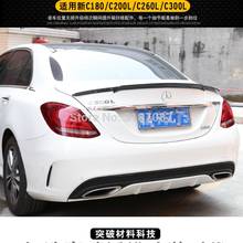 Alerón de techo de 4 puertas para Benz clase C, cubierta de maletero, estilismo de coche, W205, C63, C180, C200, C220, C250, 2015, 2016 2024 - compra barato