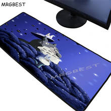 MRGBEST My Neighbor Totoro Anime Large Gaming Mouse Pad L XxL CSGO Gamer Lockedge Mousepads  PC Mat 80x30/90x40/800x300mm 2024 - buy cheap