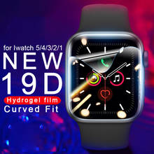 Protector de pantalla completo de hidrogel para Apple Watch Series SE 6 5 4 2, película protectora para 38mm, 42mm, 40mm, 44mm, sin vidrio templado 2024 - compra barato