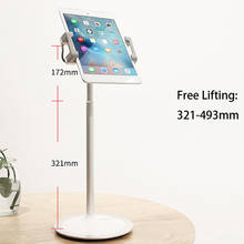 Soporte de aleación de aluminio para tableta, montaje de escritorio ajustable para teléfono móvil iPhone X, iPad Air, Sansung, iPad Pro 2024 - compra barato