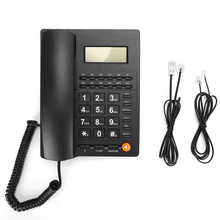Business Office Home Use Landline Fixed Telephone Desk Phone with Caller Identification audifono Landline Desk Phone Telephone 2024 - buy cheap